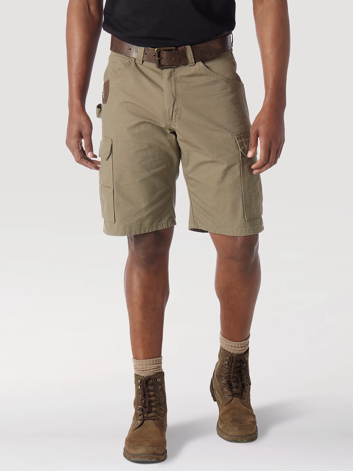 Wrangler® Riggs Workwear® Ripstop Ranger Cargo Short (Bark) Size 33