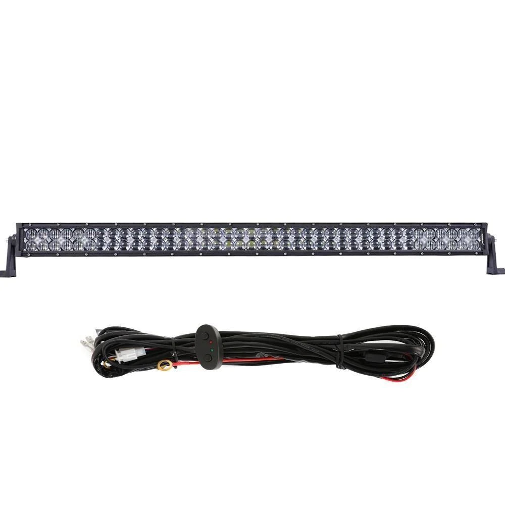 Auxbeam 42 Inch 5d Series Straight/curved Combo Beam Double Row LED Light Bar For SUV ATV UTV Trucks Pickup Boat