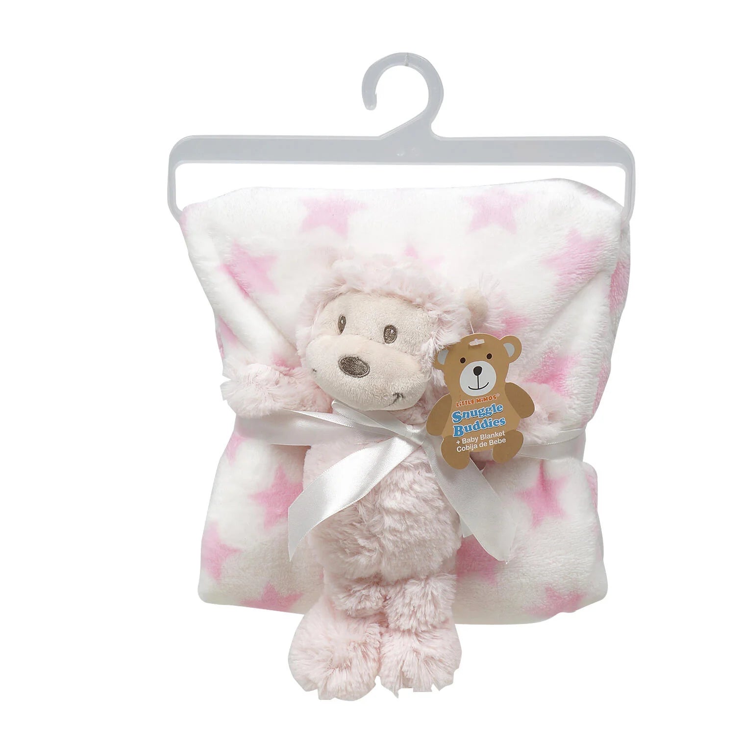 Little Mimos 30"x40" Plush Blanket w/ Toy Monkey
