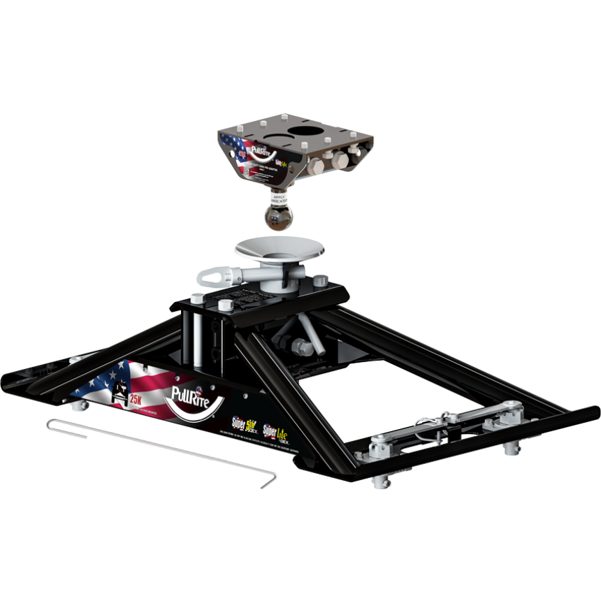 PullRite | OEX Series SuperLite | 4715 | for 2010-2023 Ford trucks with OE pucks