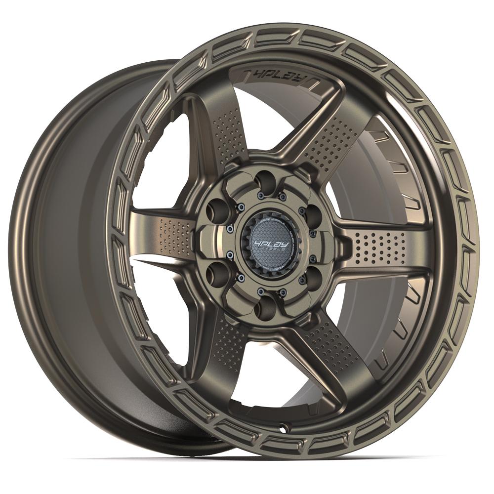 4PLAY 4PS63 17x9 6x135 + 6x139.7 -6et Satin Bronze Wheel SET