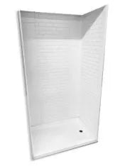 Specialty Recreation | Shower Wall System 5 Piece | SWA2440W | White | 24" x 40" x 67"
