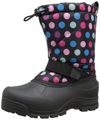 Northside Toddler's Frosty Winter Boot (Black/Polka Dot) Sizes 5-10