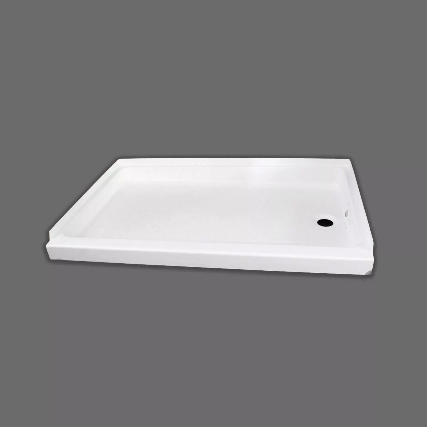Specialty Recreation | Shower Pan Right Hand Drain | SP2440WR | White | 24" x 40"