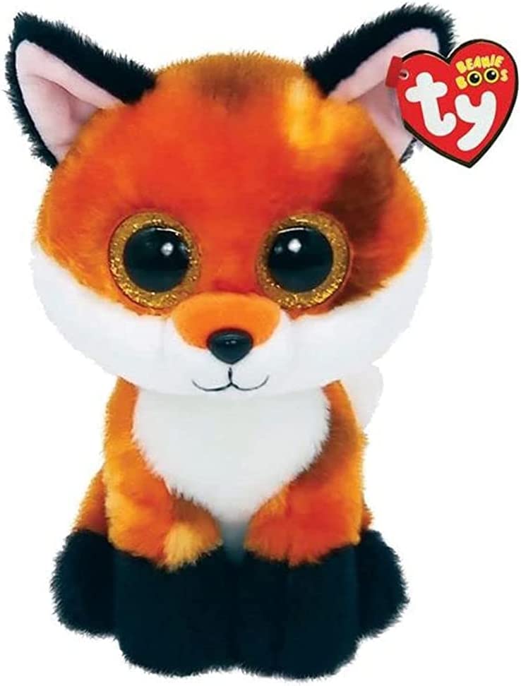 TY Beanie Boo Meadow - Orange Fox - 6"