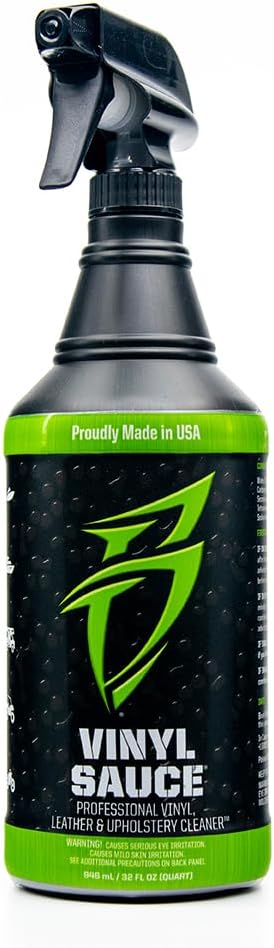 Boat Bling Vinyl Sauce Professional Vinyl Upholstery Cleaner Black