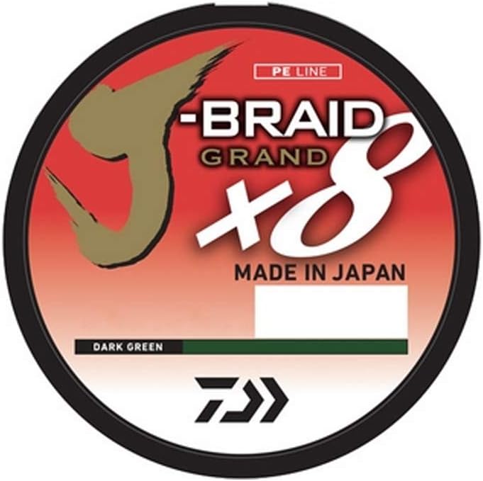 J-Braid X8 Grand Braided Line (Dark Green) 30lb-150yd