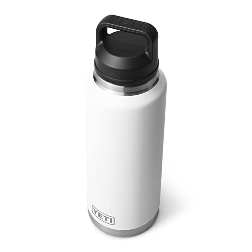 YETI Rambler 46 Oz White BPA Free Bottle with Chug Cap