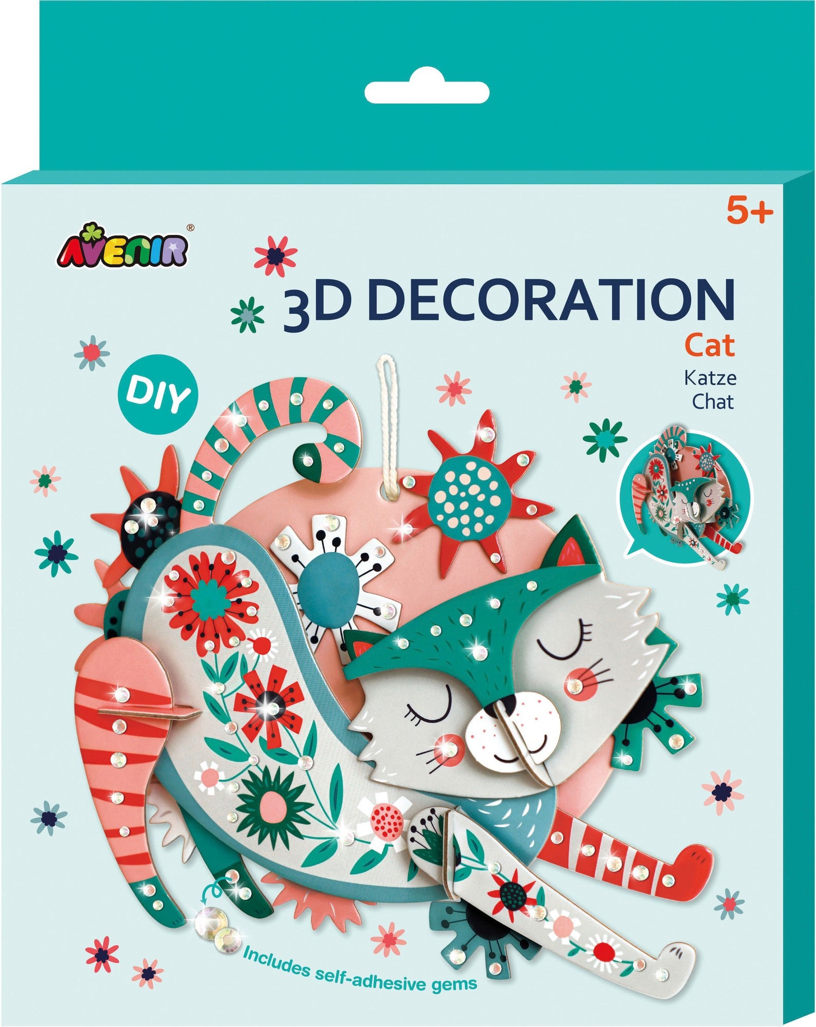 Avenir Creative Set »3D Decoration Cat«