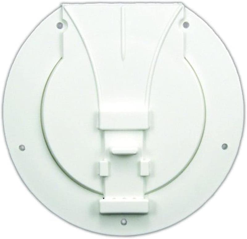 JR Products S-25-10-A Colonial White Cable Hatch for Electrical
