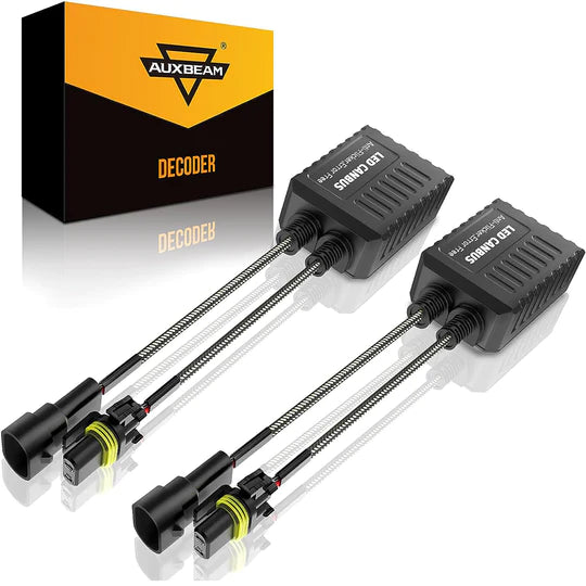 Auxbeam Decoder-pro Enhanced Led Headlight Bulbs Canbus Decoder Harness Resistor Conversion Kit 2pcs/set