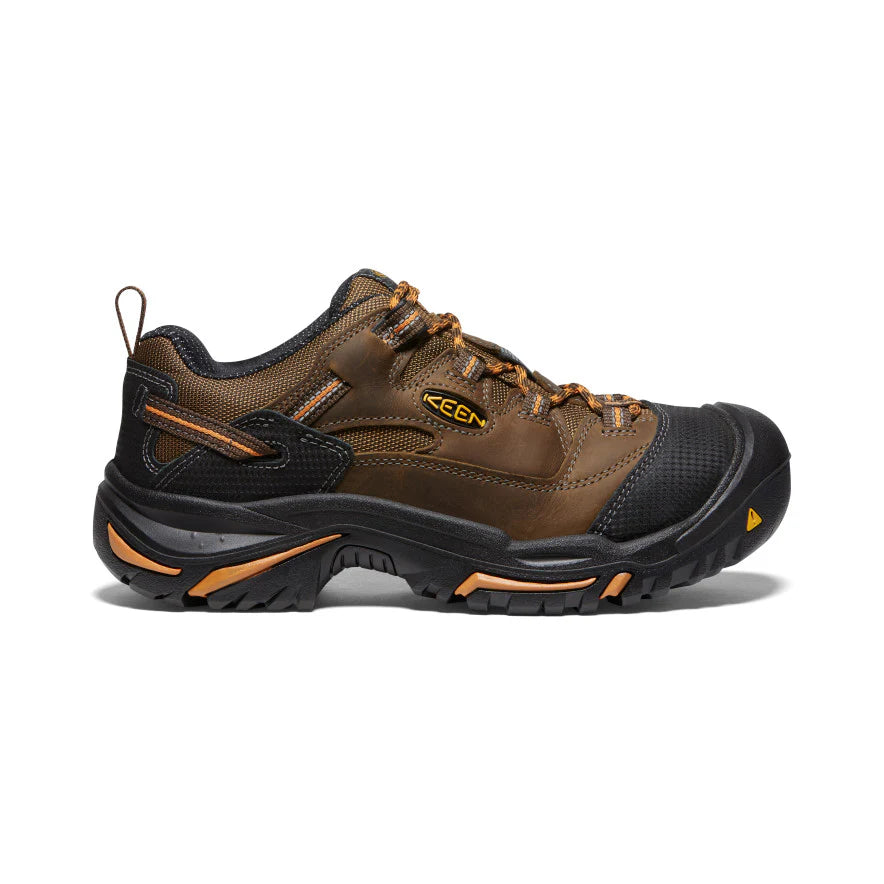 Keen Men's Braddock Low (Soft Toe) Cascade/Orange Ochre 9D