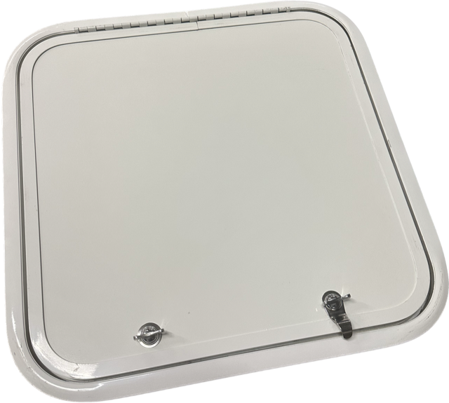 RV White Cargo Baggage Access Door 21.5 X 21.5 Camper-Motorhome-Travel Trailer