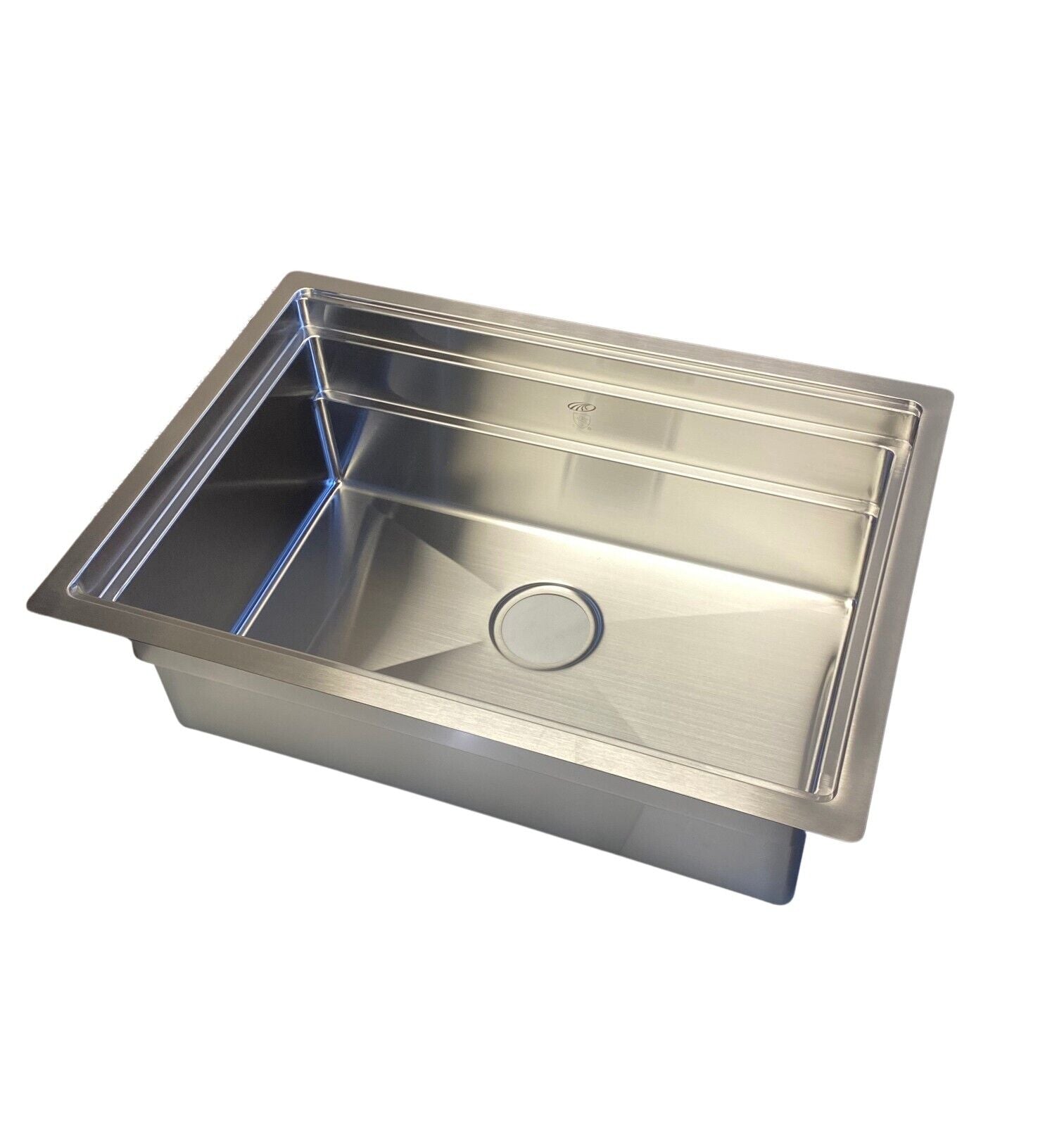 27" Wide X 19" Length X 10" Depth RV Stainless Steel Sink