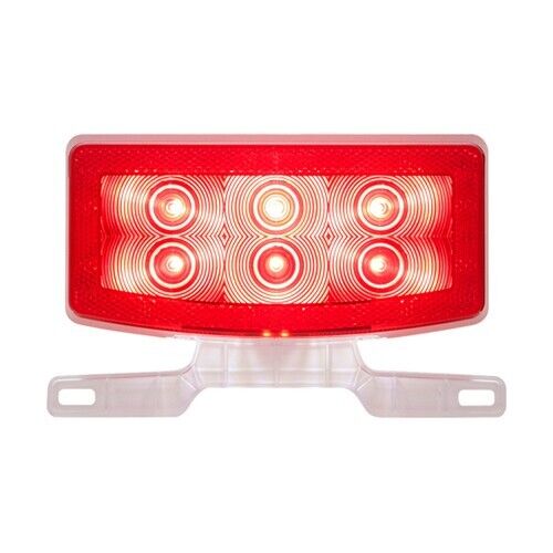 Optronics LED Tail Light W/ License Bracket SAE AS2T2I6L 17 DOT Trailer