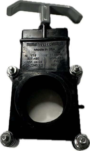 LaSalle Bristol Waste Valve RV Water Tank 1-1/2" Diameter Hub To Hub Camper