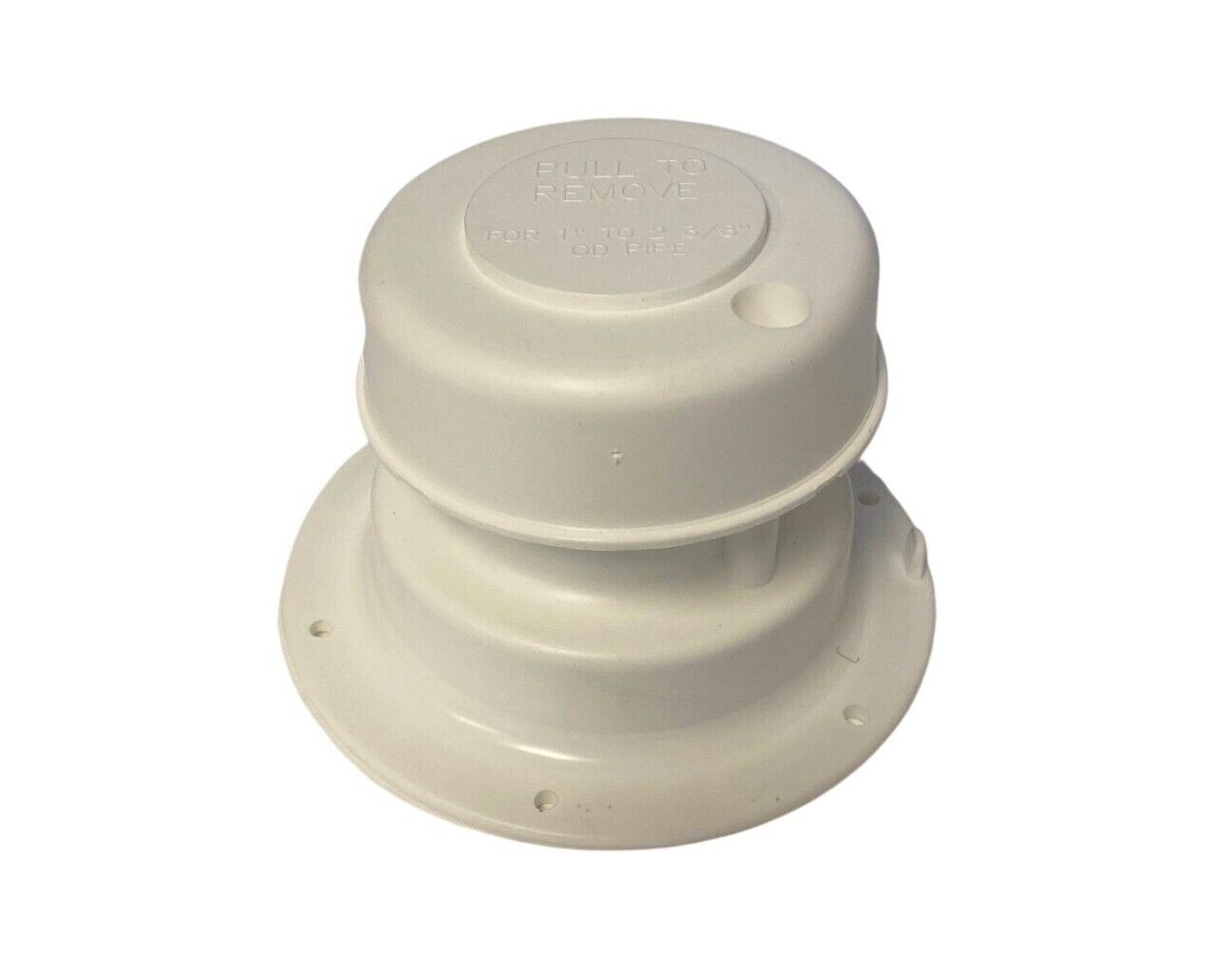 RV Plumbing Vent Cap Plastic White Exhaust Cover