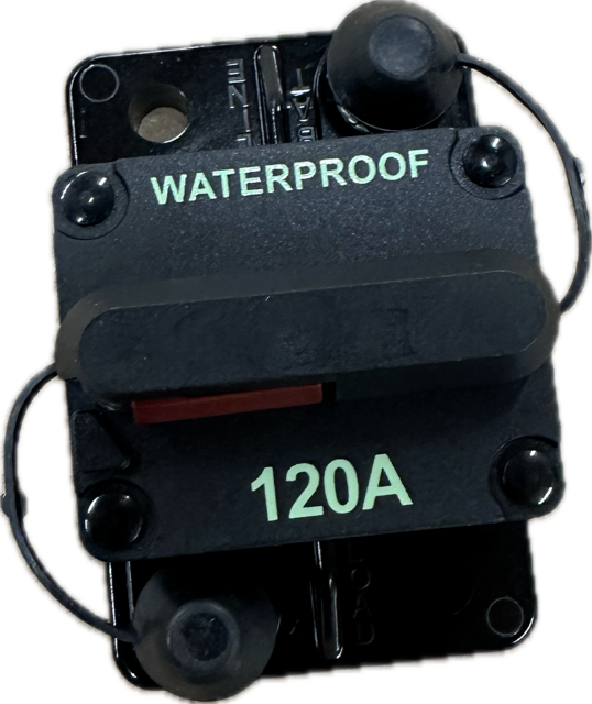 High Amp Circuit Breaker 120AMP GCA-A120 42 Volts DC Maximum RV/Camper/Home