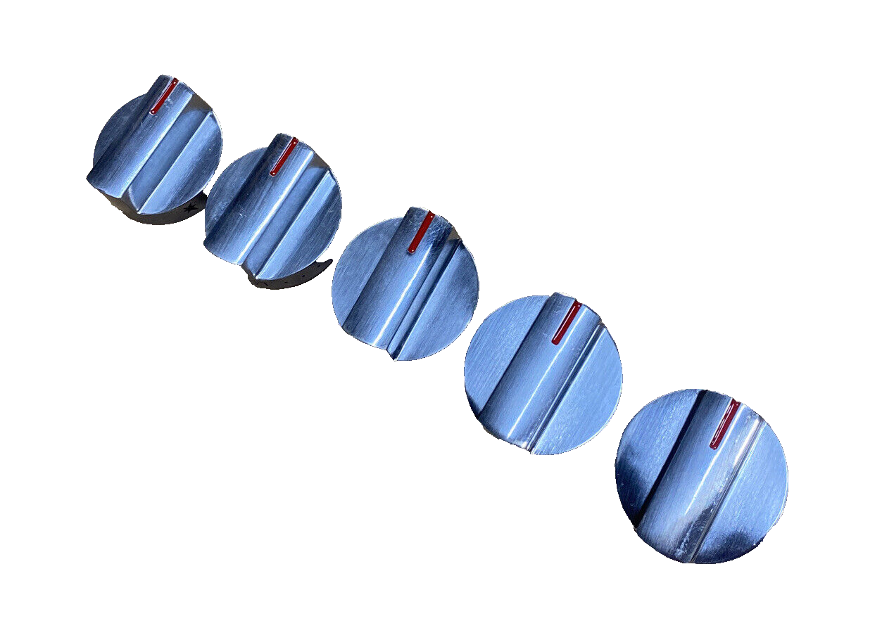 Universal RV Stove Metal Knob Replacement Set Stainless Steel