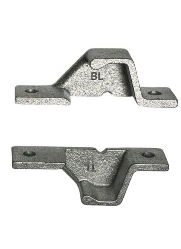 Set Of Cargo Trailer Double Door Cam Bar Action Keeper Top & Bottom 2 Pieces