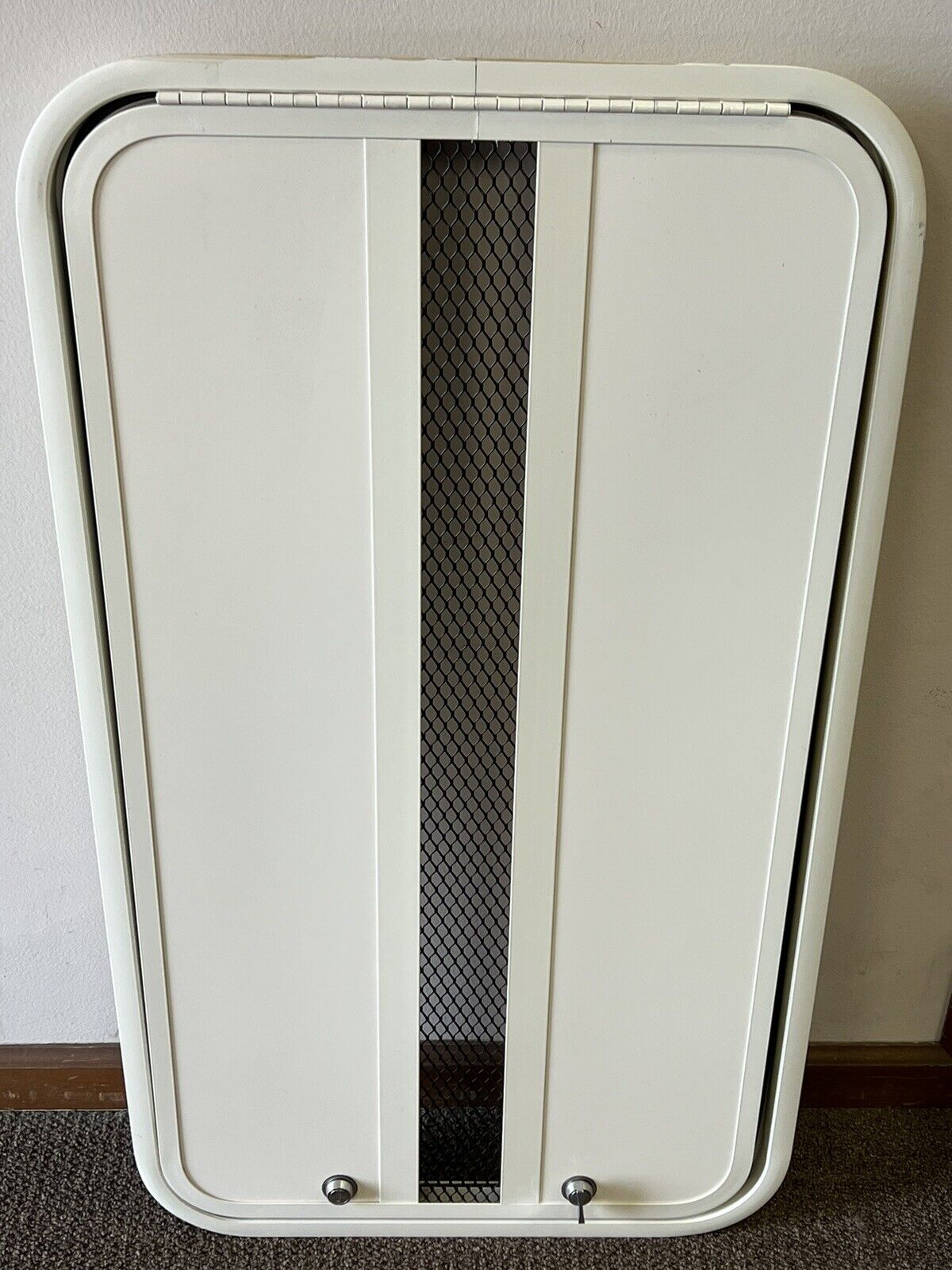 RV Lippert Cargo Door Beige 35.875 X 19.875 X 1.5 Travel Trailer Camper