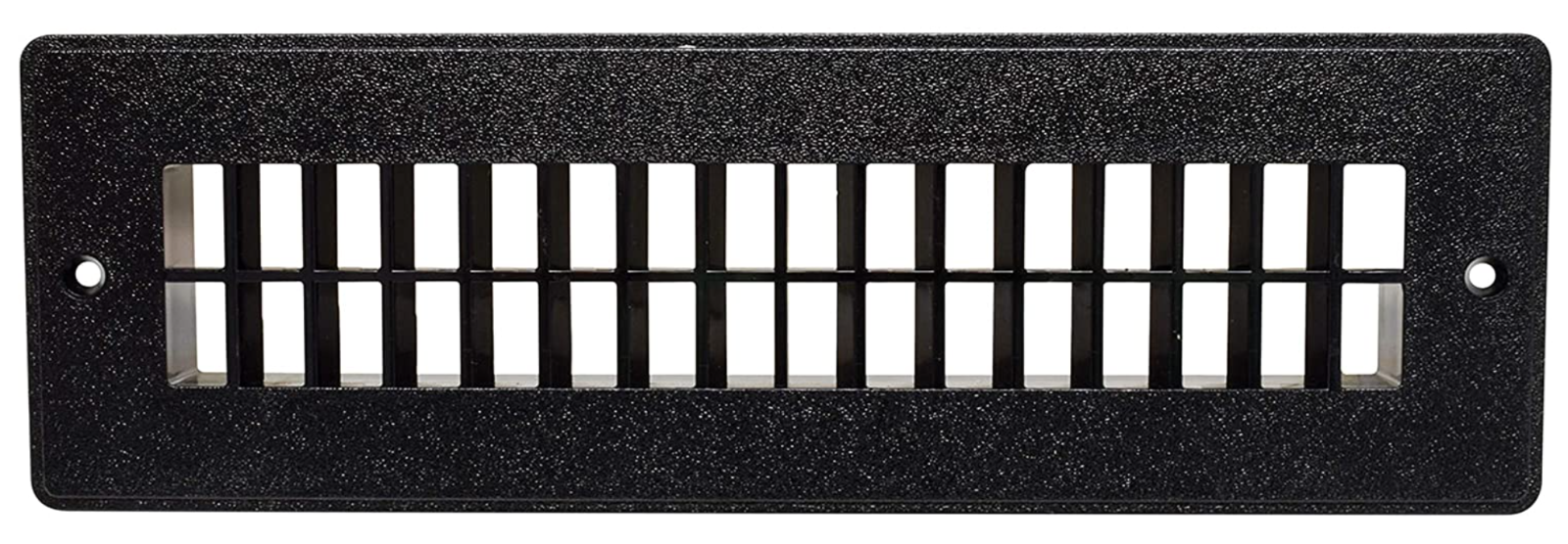 ProCamp RV 4" X 12" RV Black Floor Register Vent Cover No Damper Plastic Black
