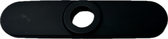 Black Faucet Deck Plate for Pull-Out 10 1/2" One Hole Kitchen-RV