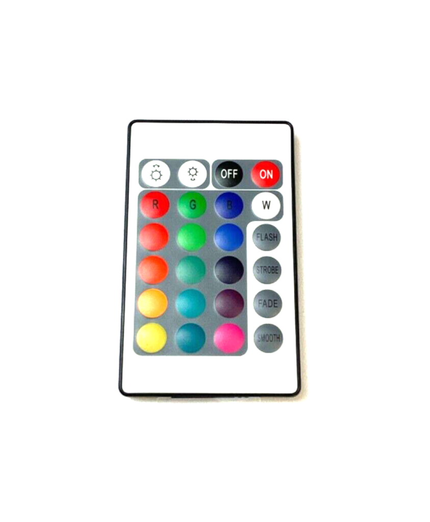 24 Key RGB LED Light Strip IR Remote Controller RV Camper Trailer