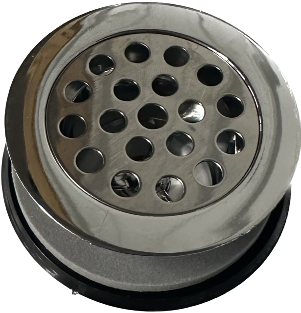 RV Shower Strainer Locknut W/ Grid Plastic Camper-Motorhome-Travel Trailer