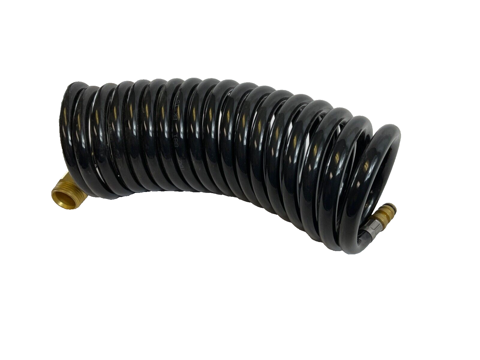 1" Threaded Coil Hose W/ Quick Connect