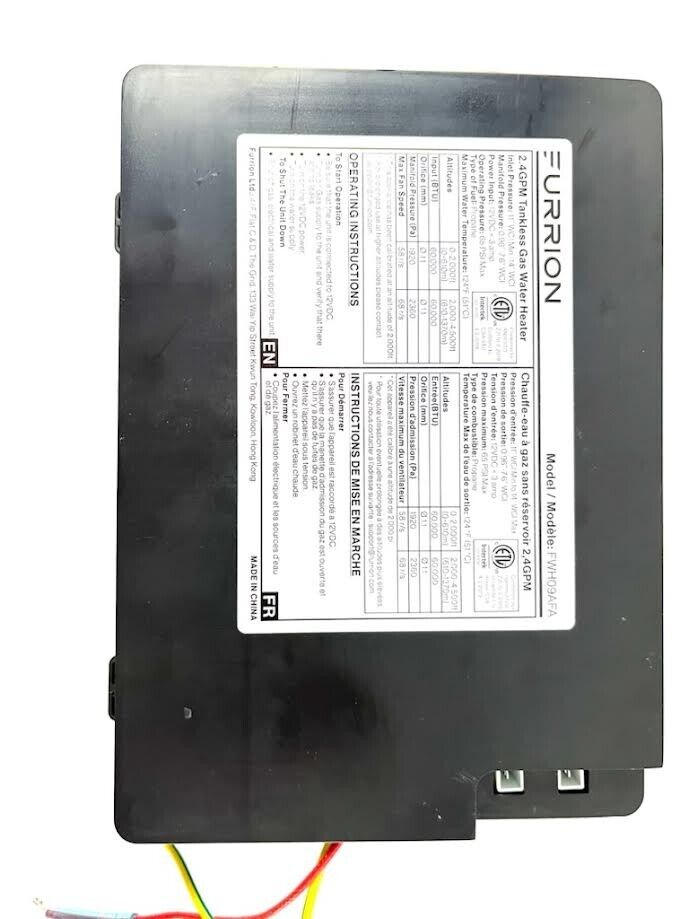 Furrion RV FWH09AFA Tankless Water Heater Control Board Fifth-Wheel/Camper