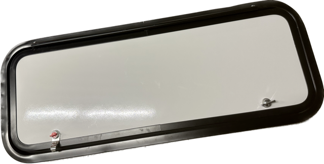 RV Light Grey Cargo Baggage Access Door 34.75 X 13 Camper-Motorhome