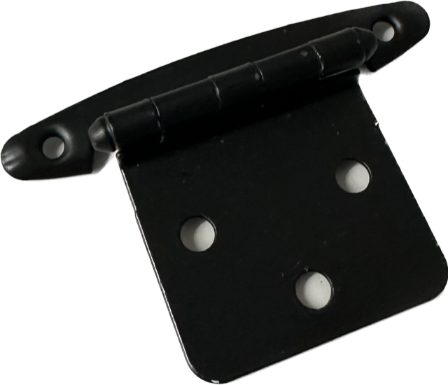 50 PACK. RV Decorite TP-516 FS-MB Matte Black Flush Mount Cabinet Door Hinge