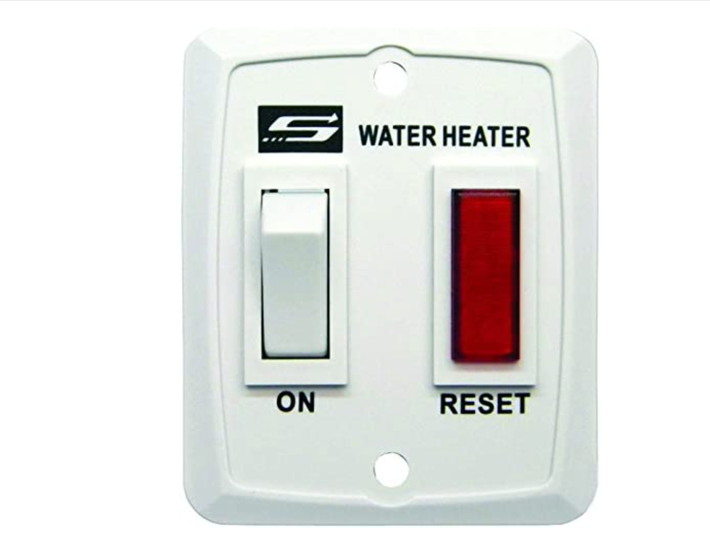 Suburban 232589 Water Heater Wall Switch DSI Assembly White