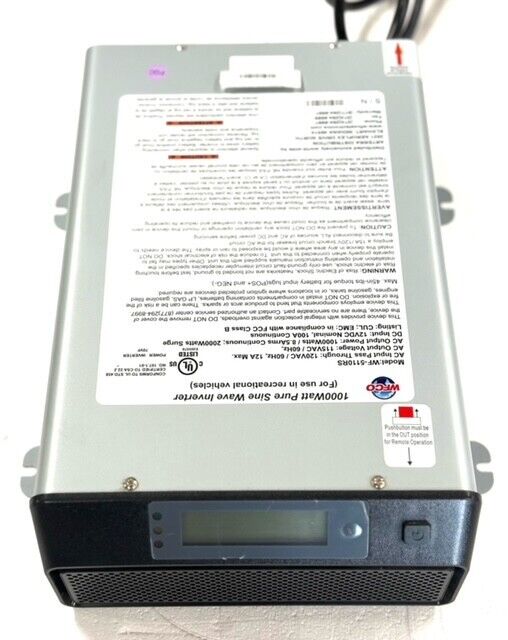 WFCO Electronics WF-5110RS Pure Sine Wave Inverter - 1000 Watt RV/Motorhome
