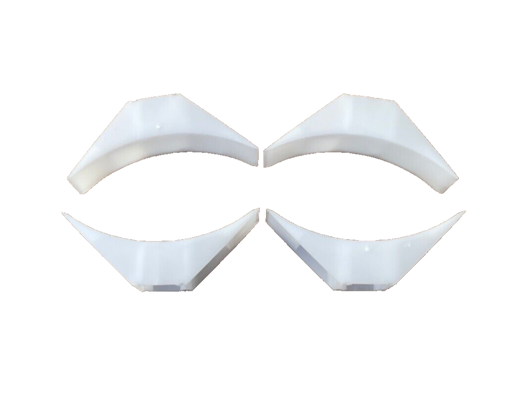 4 PACK Window 2.62"x 1" Radius Corner Blocks RV Camper Travel-Trailer