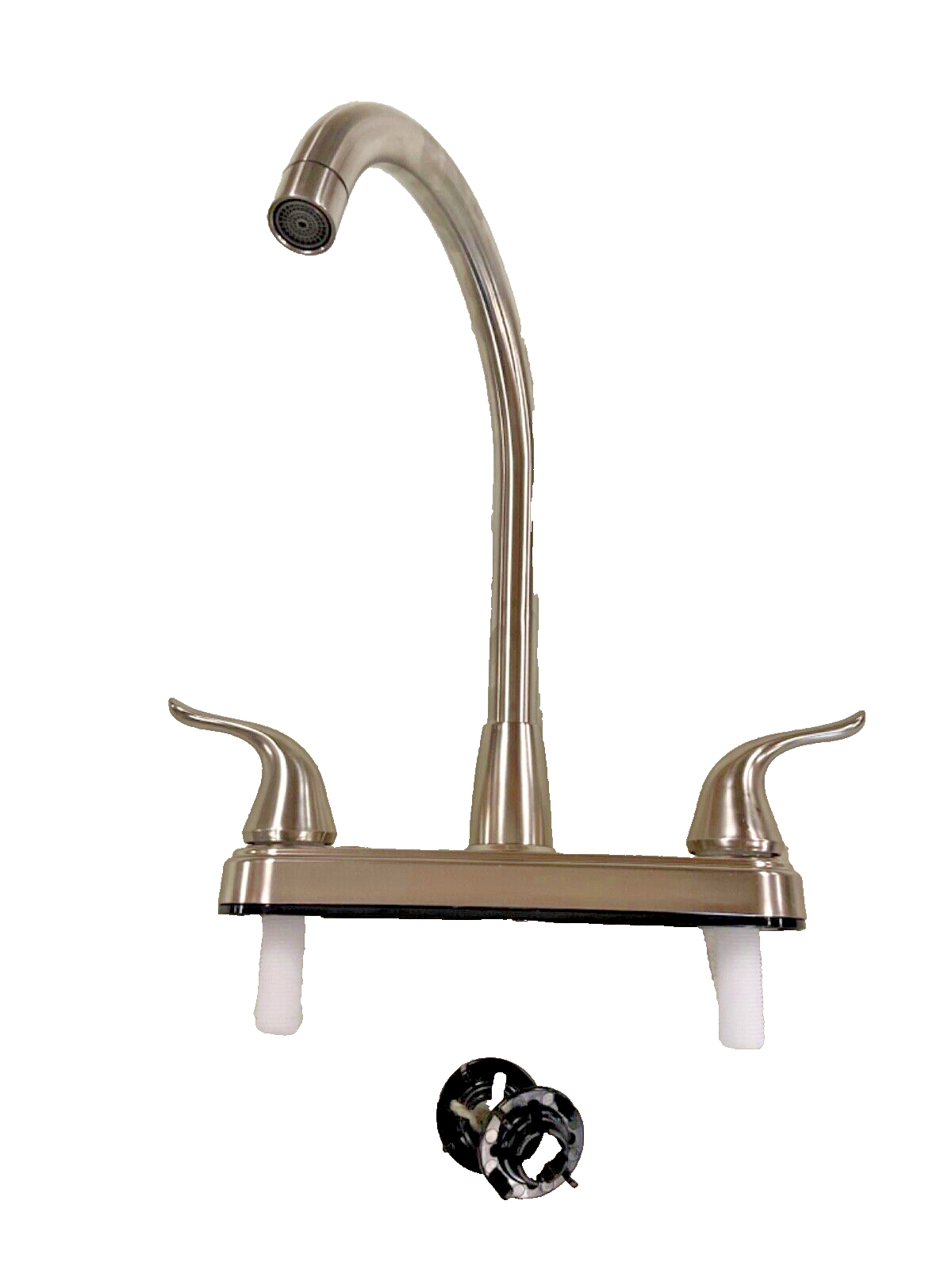 RV/Mobile Home Motor Vehicle Kitchen Sink Faucet Brushed Nickel Finish Plastic