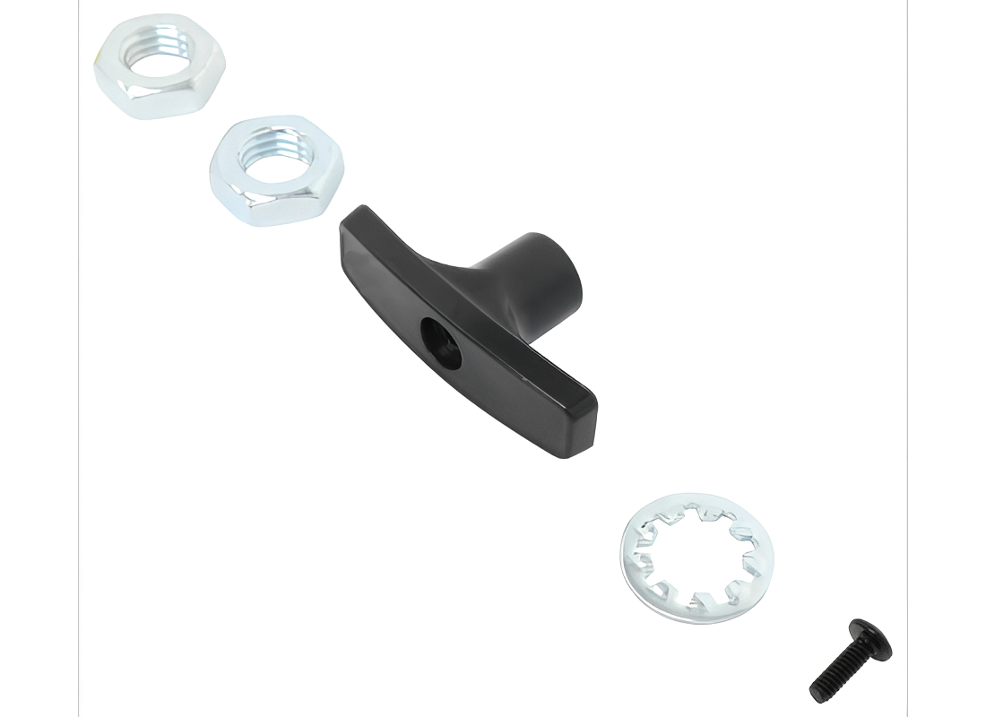 Lasalle Bristol 90CMA1 Cable Pull Handle Valve T-Handle Black