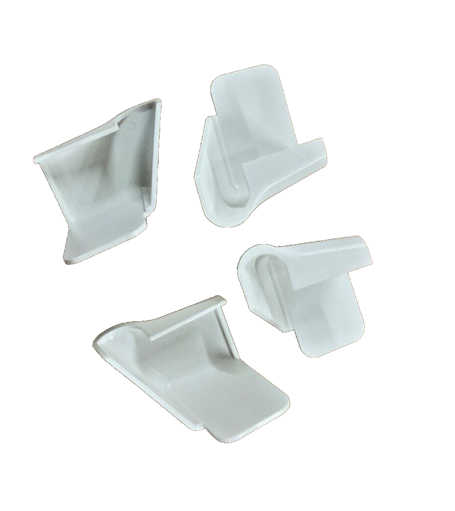 RV Rain Gutter Spout Covers White 4PK. Travel Trailer Fifth Wheel