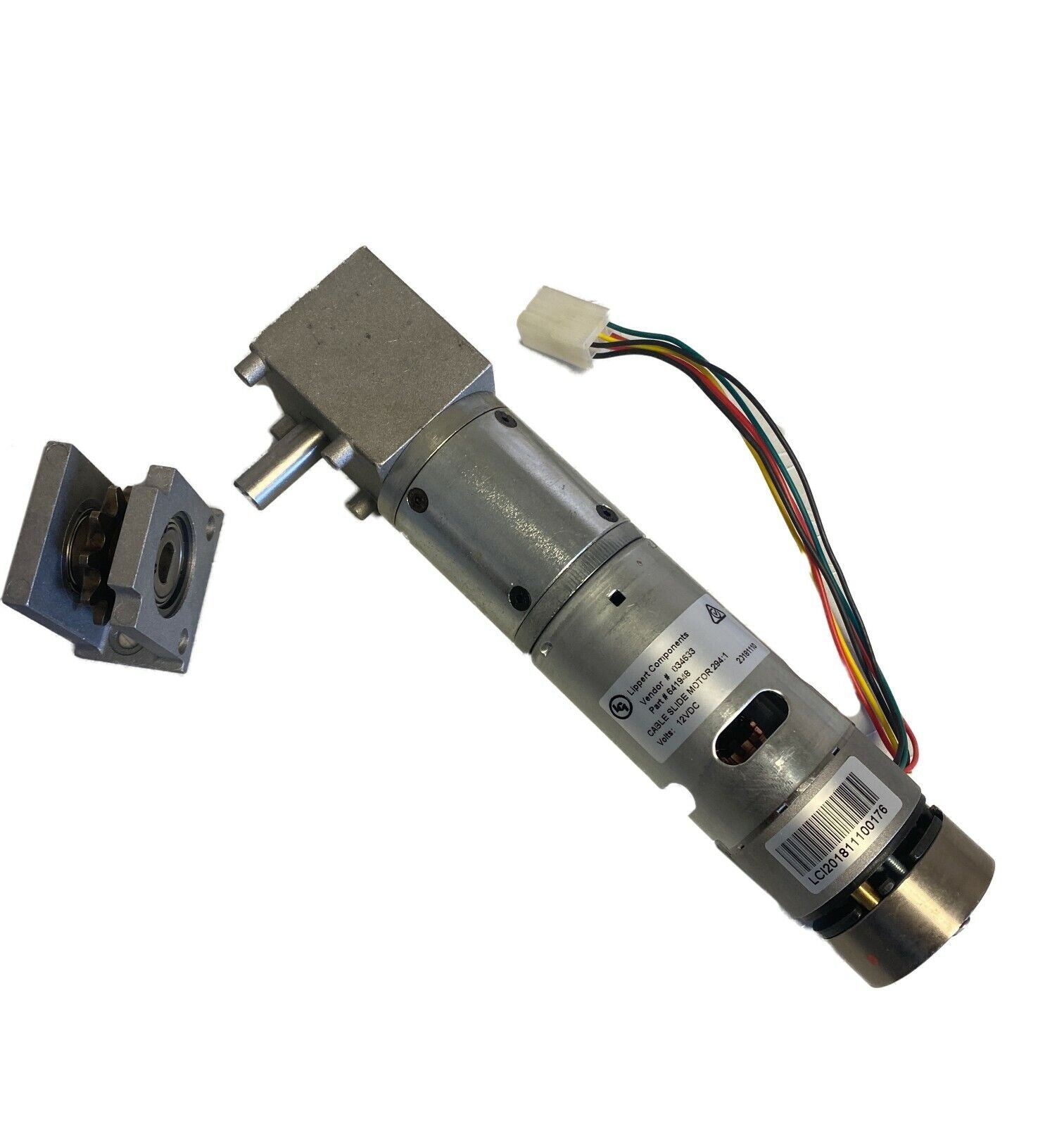 Lippert RV Cable Slide Motor 641948 294:1 Ratio 12V Slide Out