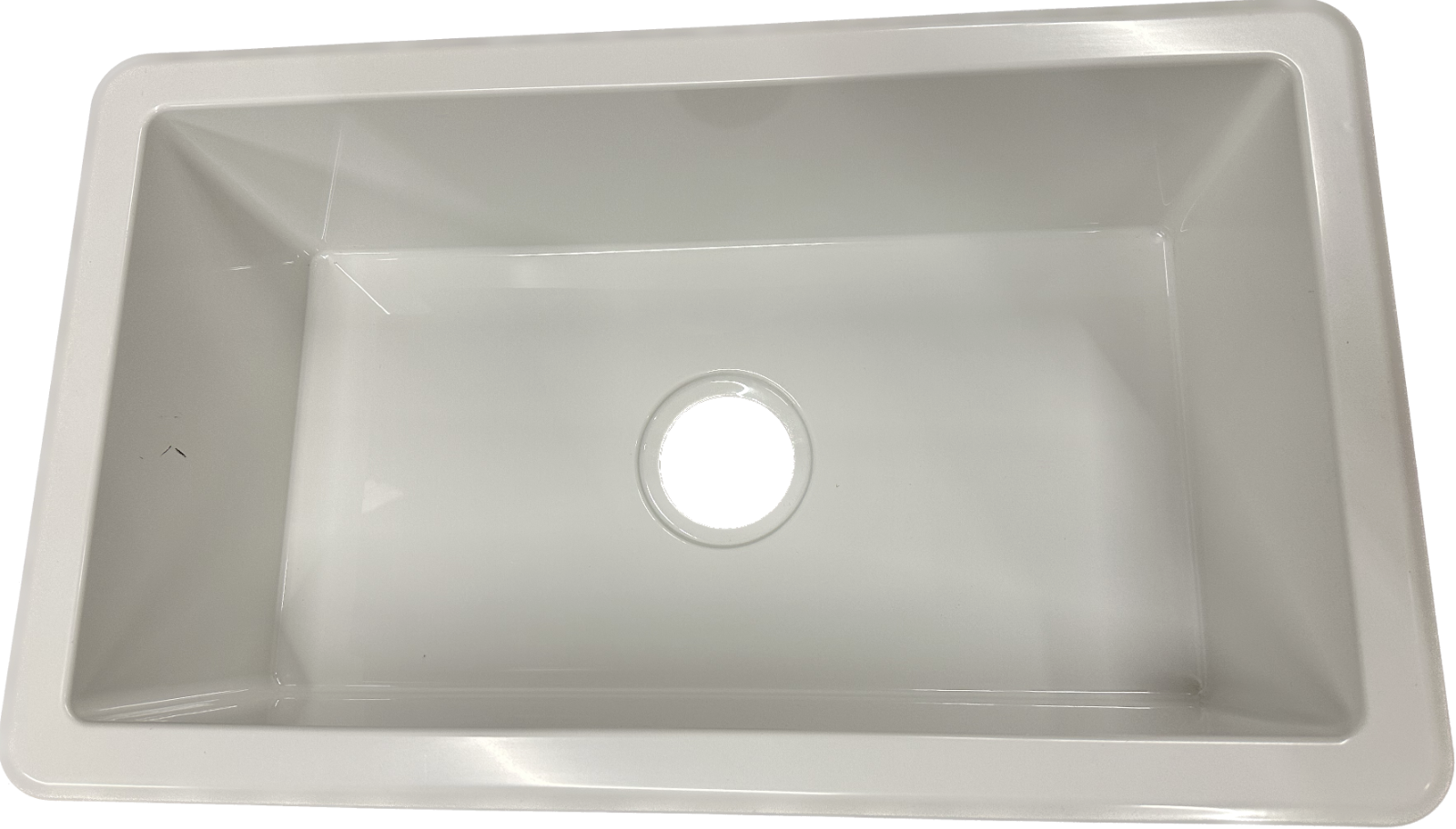 RV White Plastic Sink 27 X 16 X 7 Minor Defect Camper-Motorhome-Travel Trailer