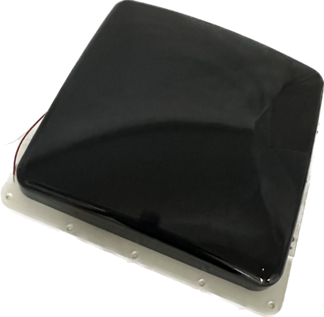 Heng's RV SV4113 12V Power Roof Vent W/ Remote & Trim Garnish Smoke Lid Camper