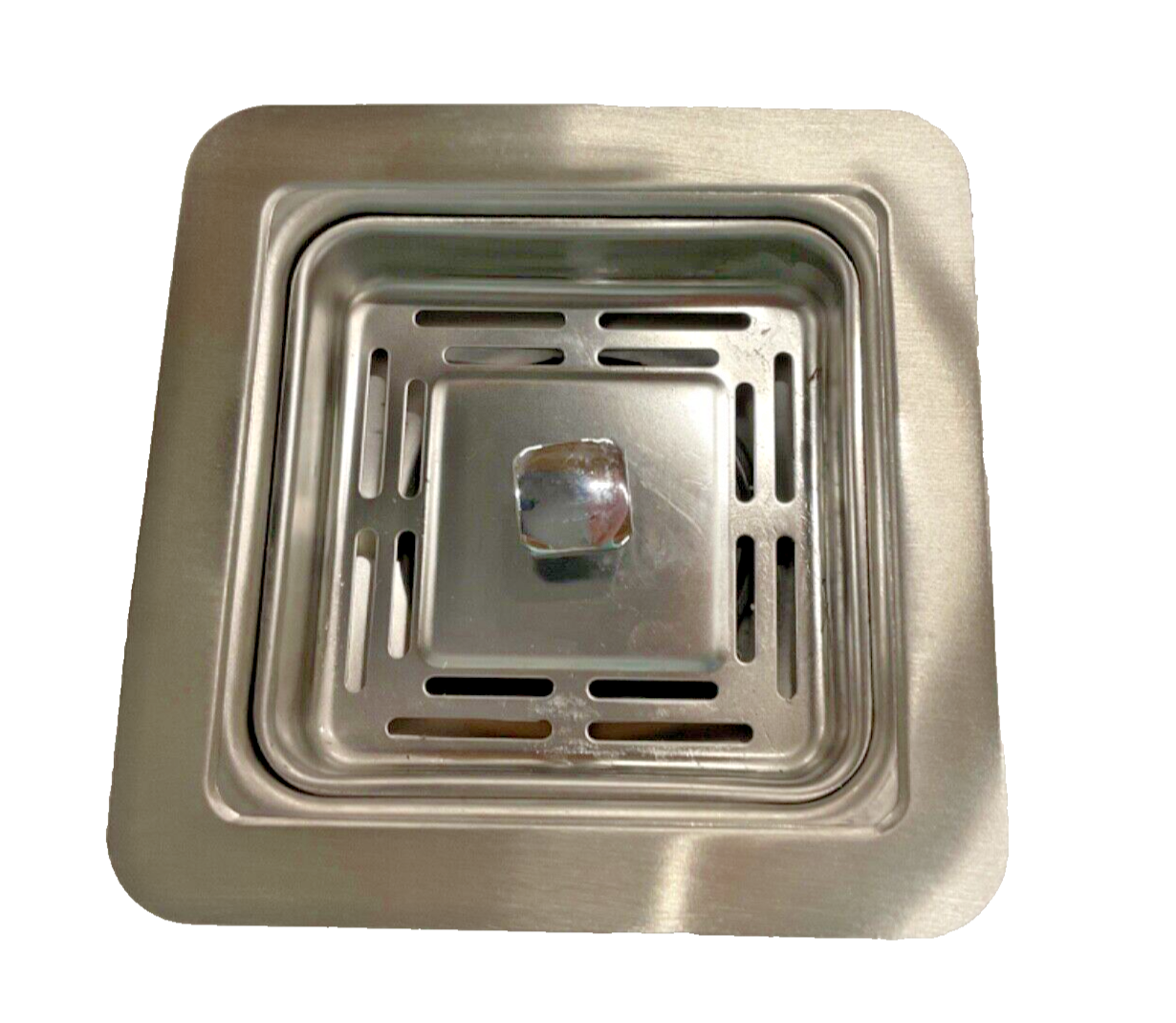 3.5" Square Stainless Steel Sink Strainer RV-Trailer-Home