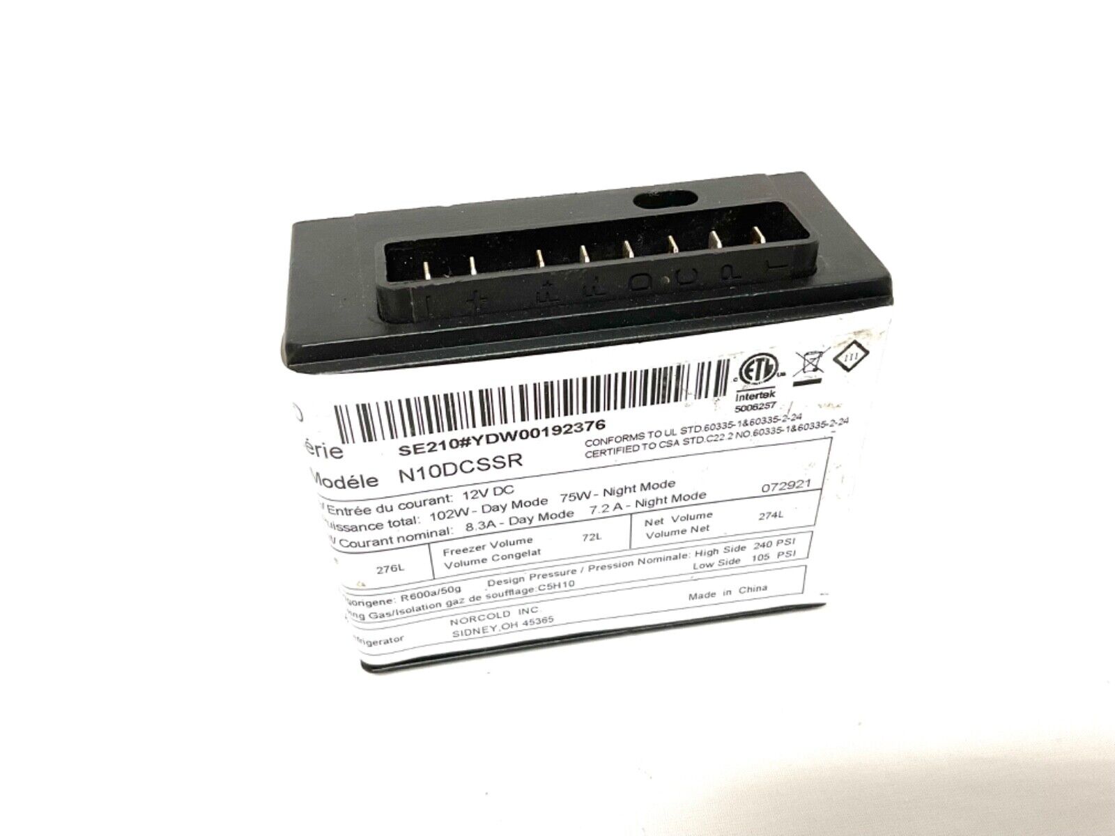 RV Norcold Refer Control Module Model N10DCSSR Power Board Camper/Trailer