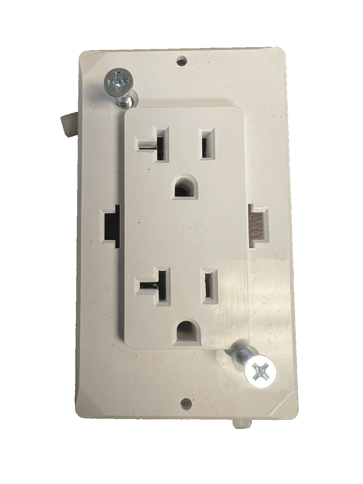 Wirecon Self-Contained Universal Duplex Receptacle White RV-Camper Motorhome