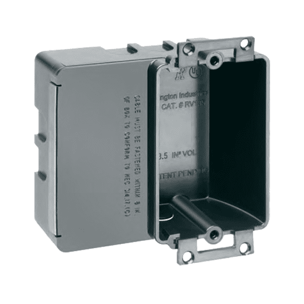 Arlington Industries RV135 RV Outlet Box Camper-Motorhome-Travel Trailer