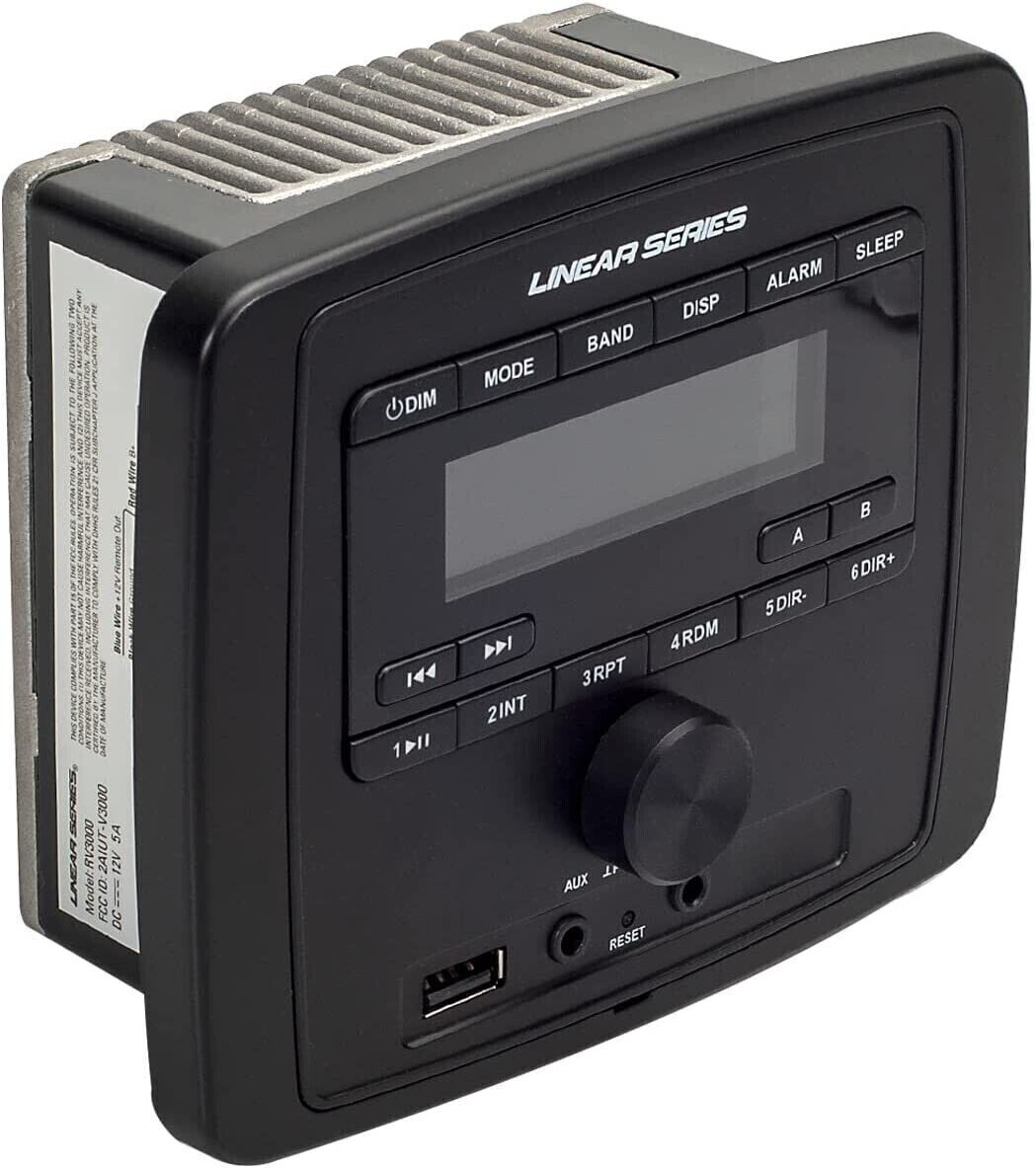 RV3000 Mount Deckless AM/FM/Bluetooth Multimedia Receiver