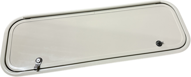 Lippert/LCI RV Cream Cargo Baggage Access Door 34 X 11 Camper-Motorhome