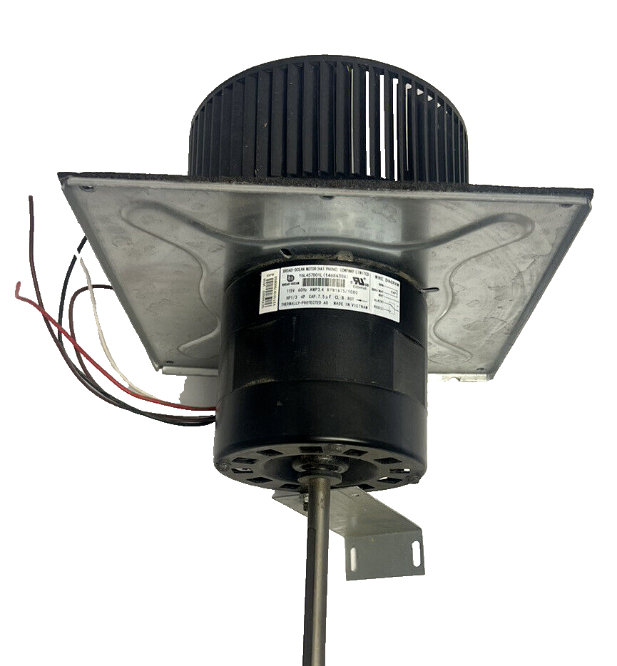 RV AC Broad Ocean Motor Y6L457D01L W/Wheel NO FAN BLADE Camper-Motorhome