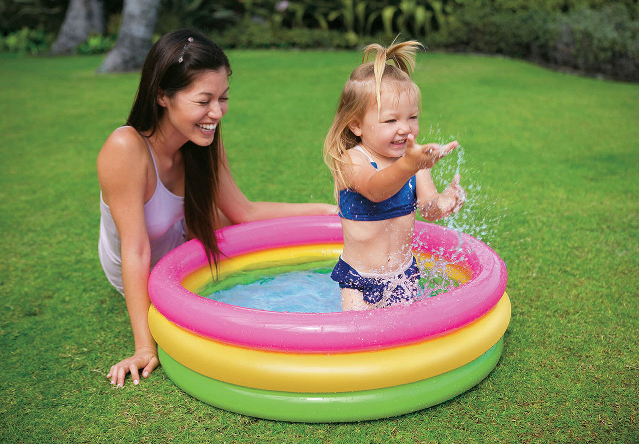 Intex Sunset Glow Inflatable Kiddie Pool - 34" x 10"
